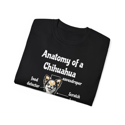 ANATOMY OF CHIHUAHUA DOG FUNNY | UNISEX TEE